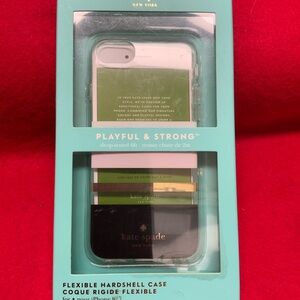 Kate Spade iPhone 8/7 flexible hardshell Case - new